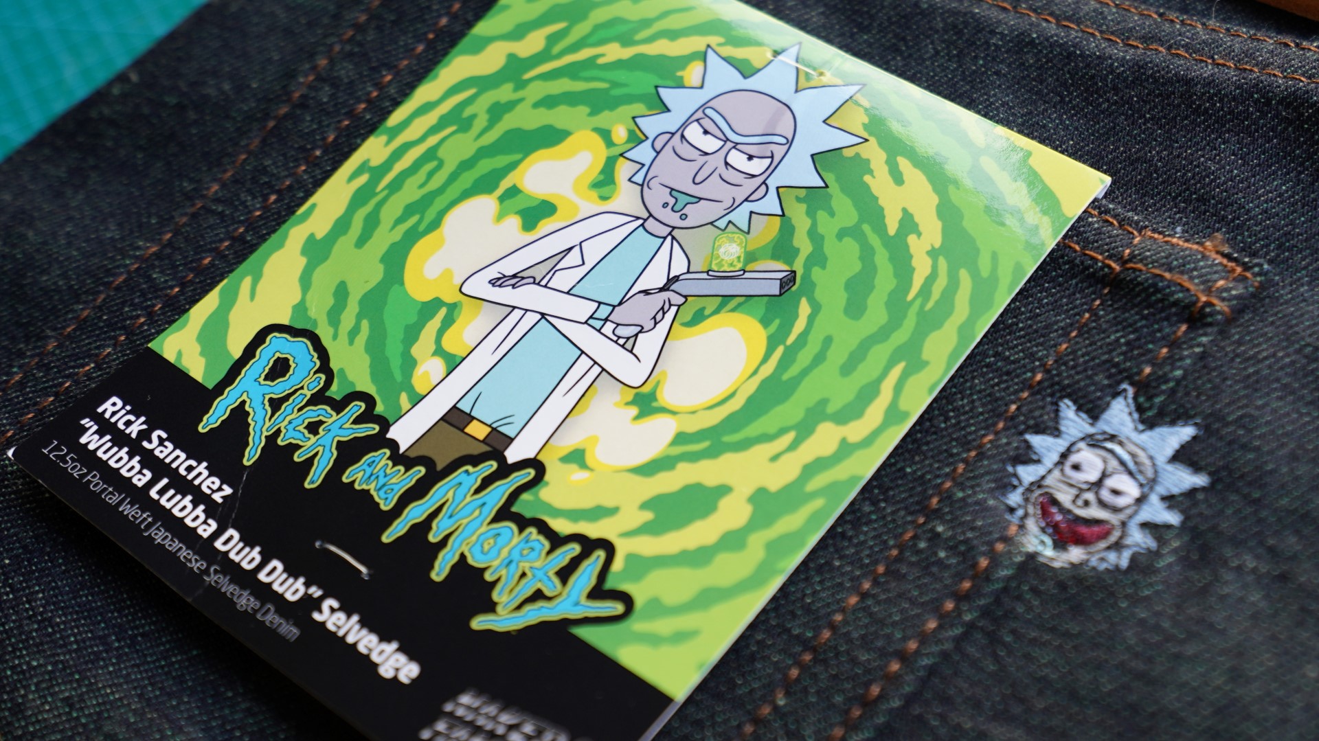 The Rick Sanchez “Wubba Lubba Dub Dub” Selvedge